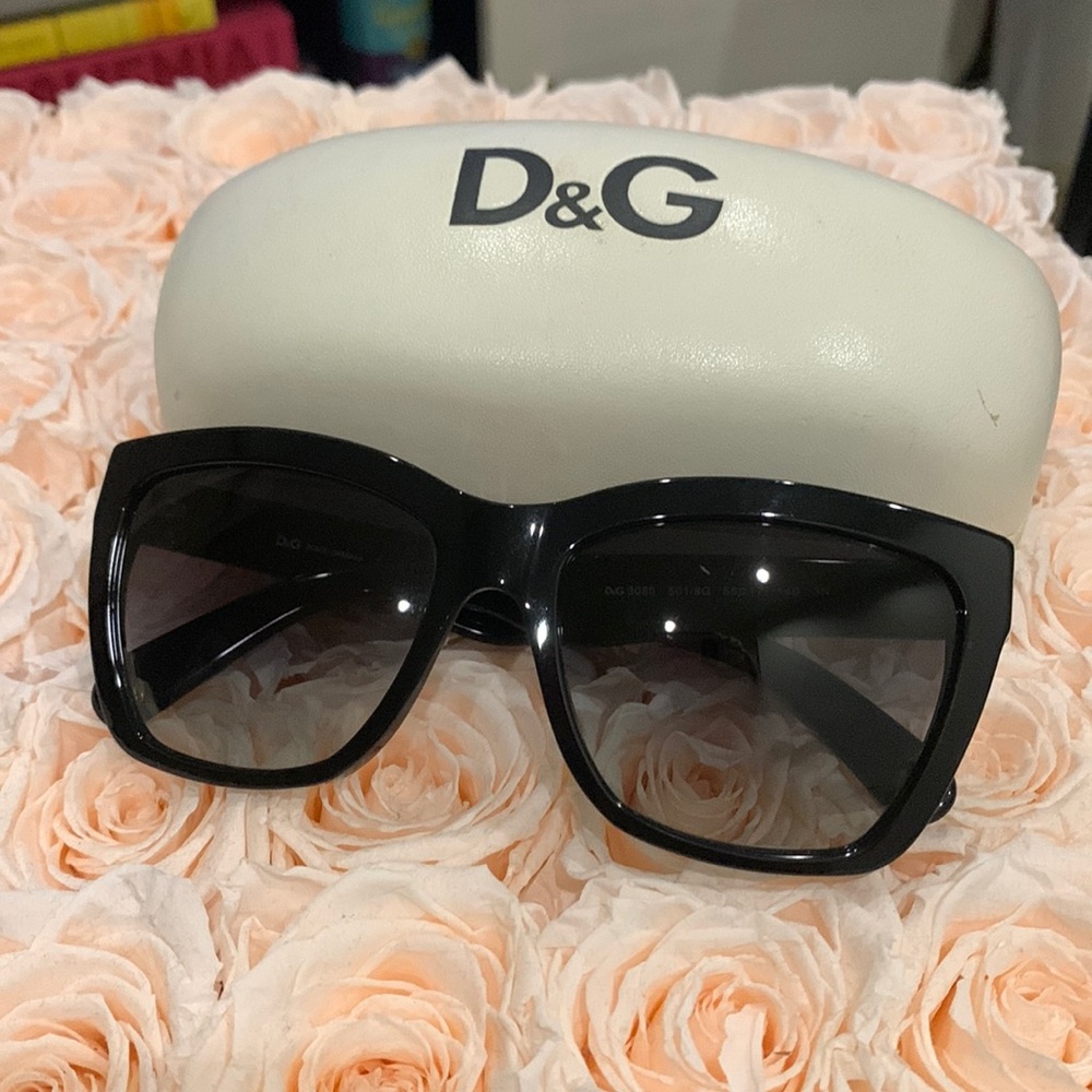 D&G Dolce & Gabbana Black Sunglasses